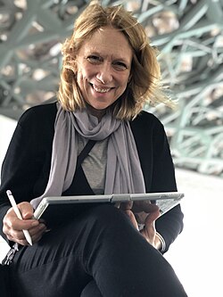 Liza Donnelly, cartoonist for The New Yorker at the Louvre Abu Dhabi