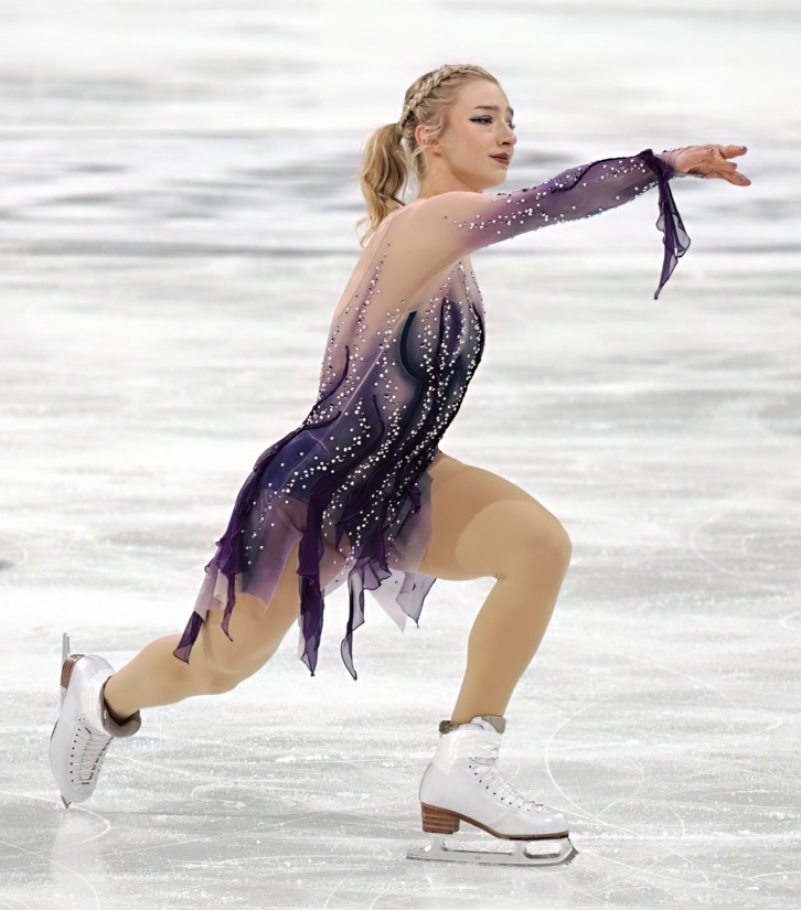 Olympic figure skater Amber Glenn received death threats on social media after her comments about the LGBTQ+ community under Trump went viral. (Credit: Wikimedia Commons)