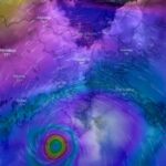 Double exposure of Hurricane Ida approaching New Orleans on August 29, 2021. (Credit: Brian McGowan on Unsplash)
