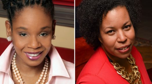 Kimberly Peeler-Allen (right) and Glynda C. Carr are the co-founders of nonprofit Higher Heights, which is crusading for black women in politics. (Credit: Higher Heights)
