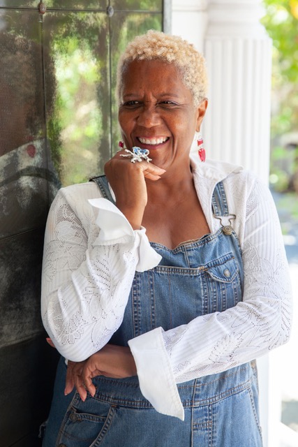 Being creative offers Judi Henderson of Mannequin Madness an outlet for the stress of running a business during a pandemic. But, she adds, “if I go out of business … I can’t just go to my family to ask for another million.” Systemic racism means “not having as much of a cushion, which creates a level of stress that’s just not healthy.” (Credit: Mannequin Madness)