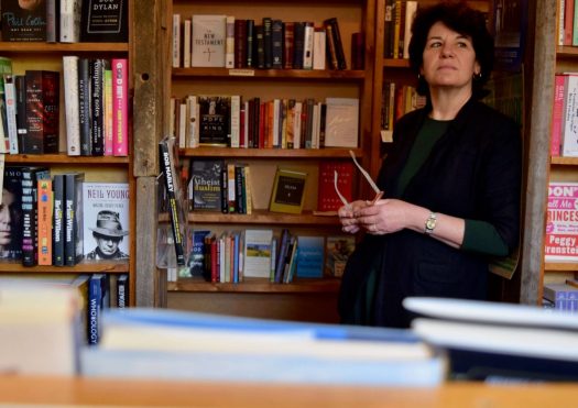 Nina Barrett is an author and the owner of Bookends & Beginnings in Evanston, Illinois. (Credit: Ned Schaub) 